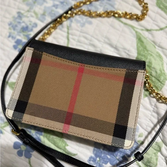 Burberry Black and Tan Crossbody Bag - Picture 7 of 11